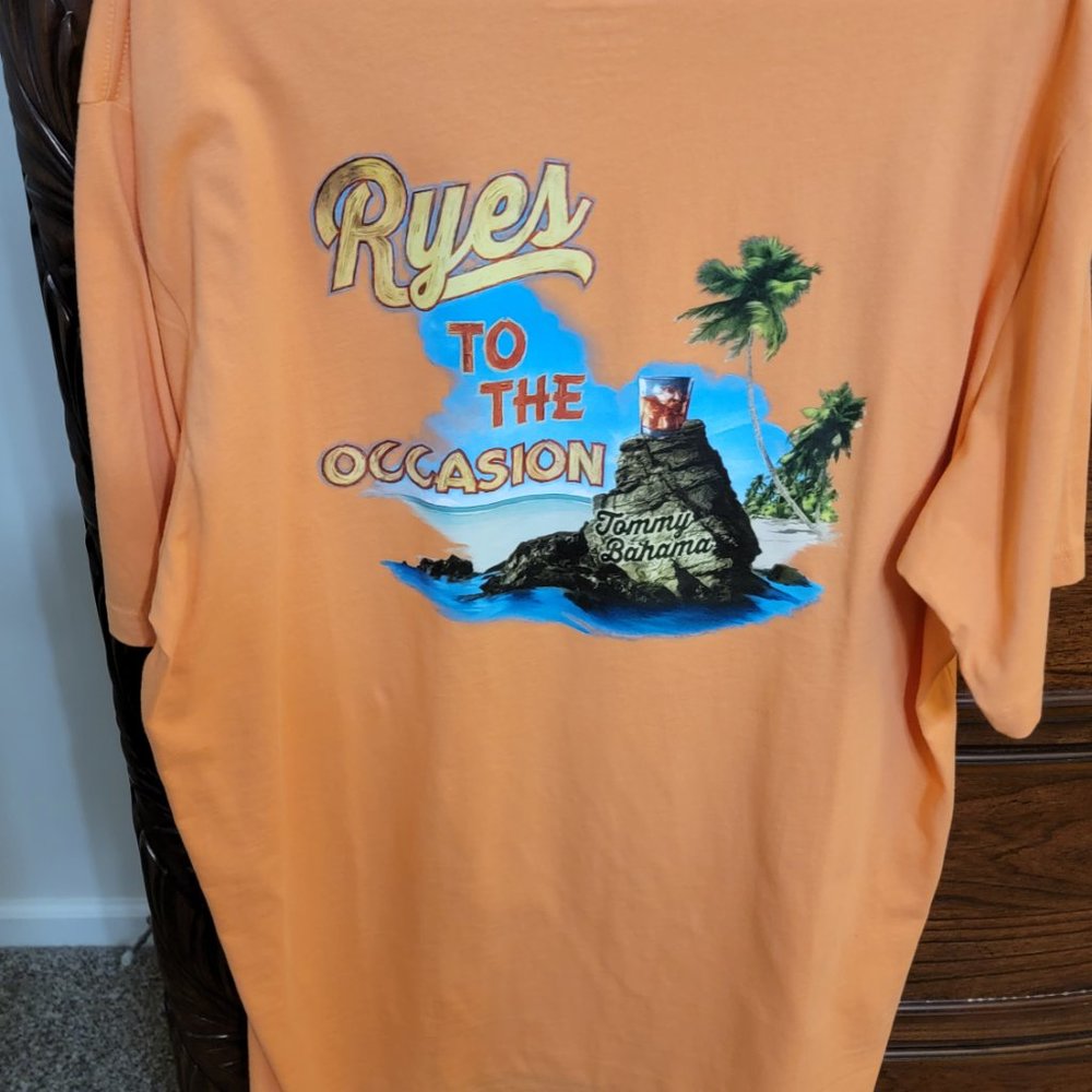 NWT Orange Tommy Bahama t-shirt size XLT
